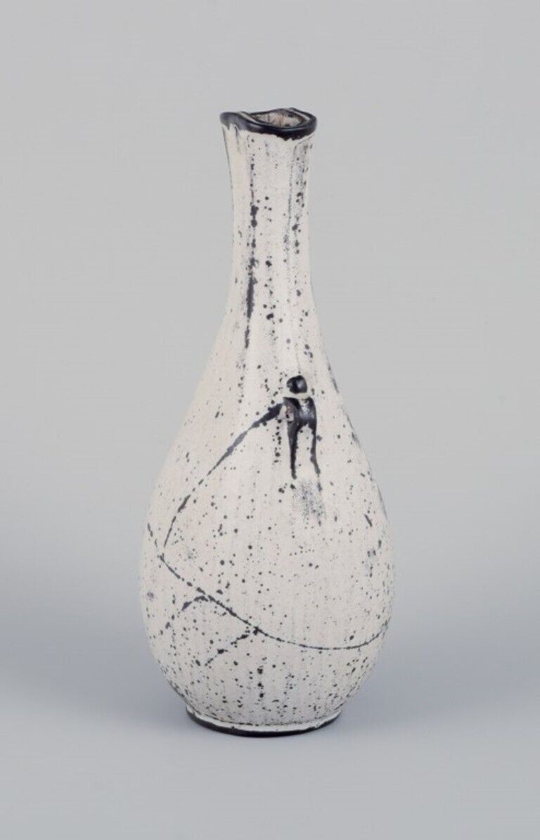 Svend Hammershøi for Kähler Ceramic vase with a narrow neck 1930s