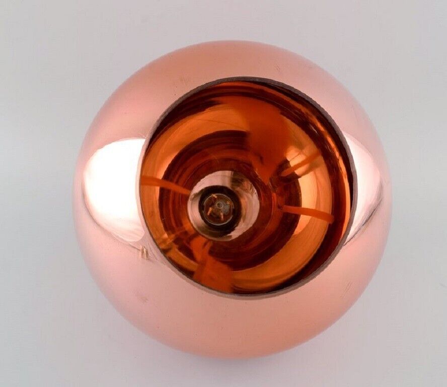 Tom Dixon British designer Round copper-colored ceiling pendant 21st C