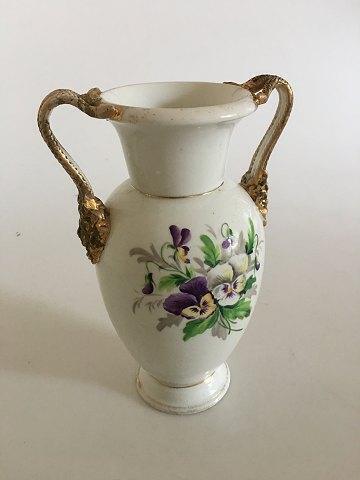 Bing & Grondahl early vase with snake handles