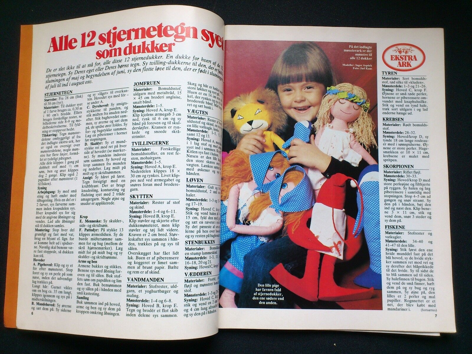 ALT OM HÅNDARBEJDEDanish needlework magazine from 1979 with patterns