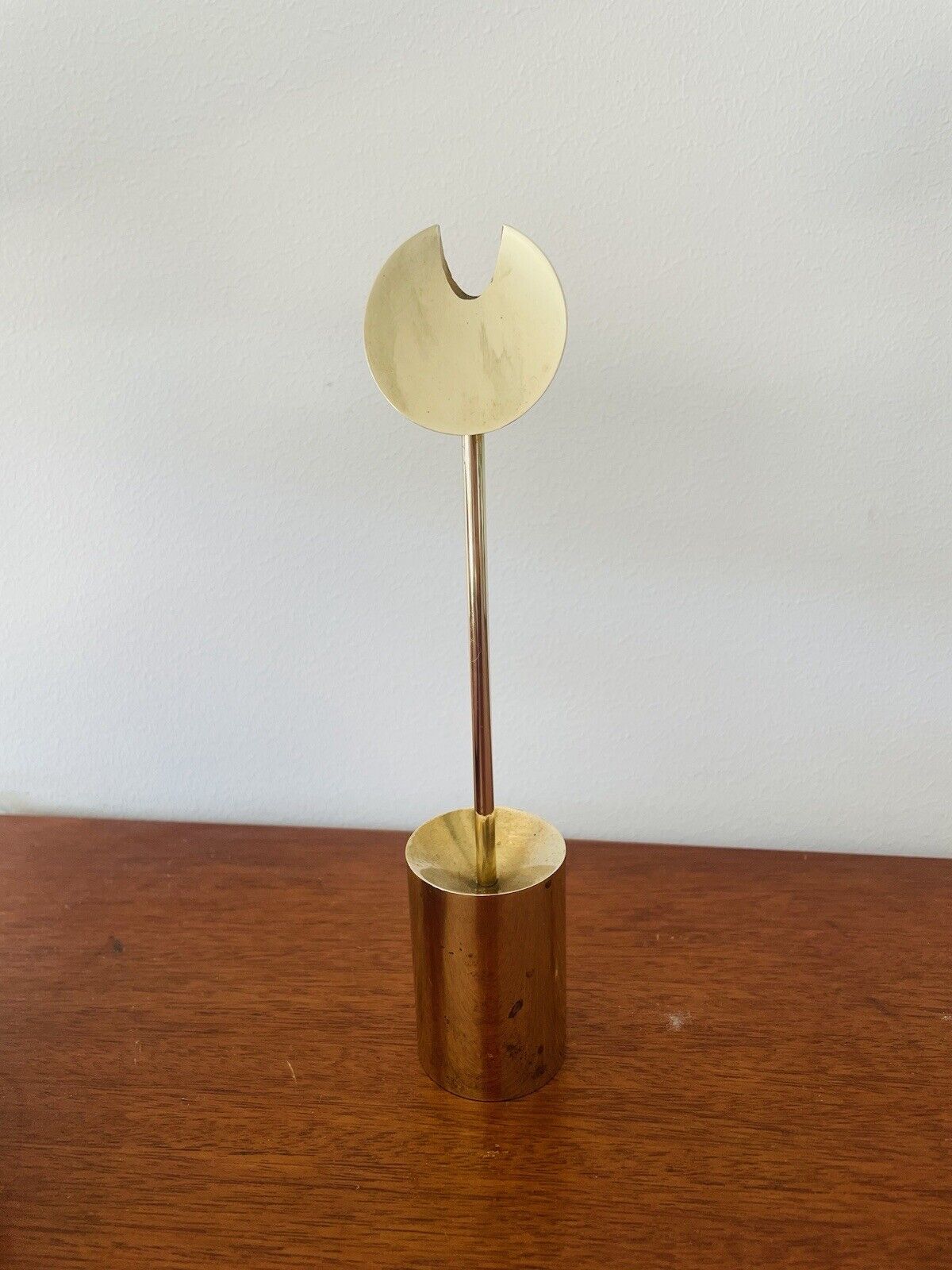 Pierre Forsell Aniara Candle Holder Skultuna Sweden 1960s