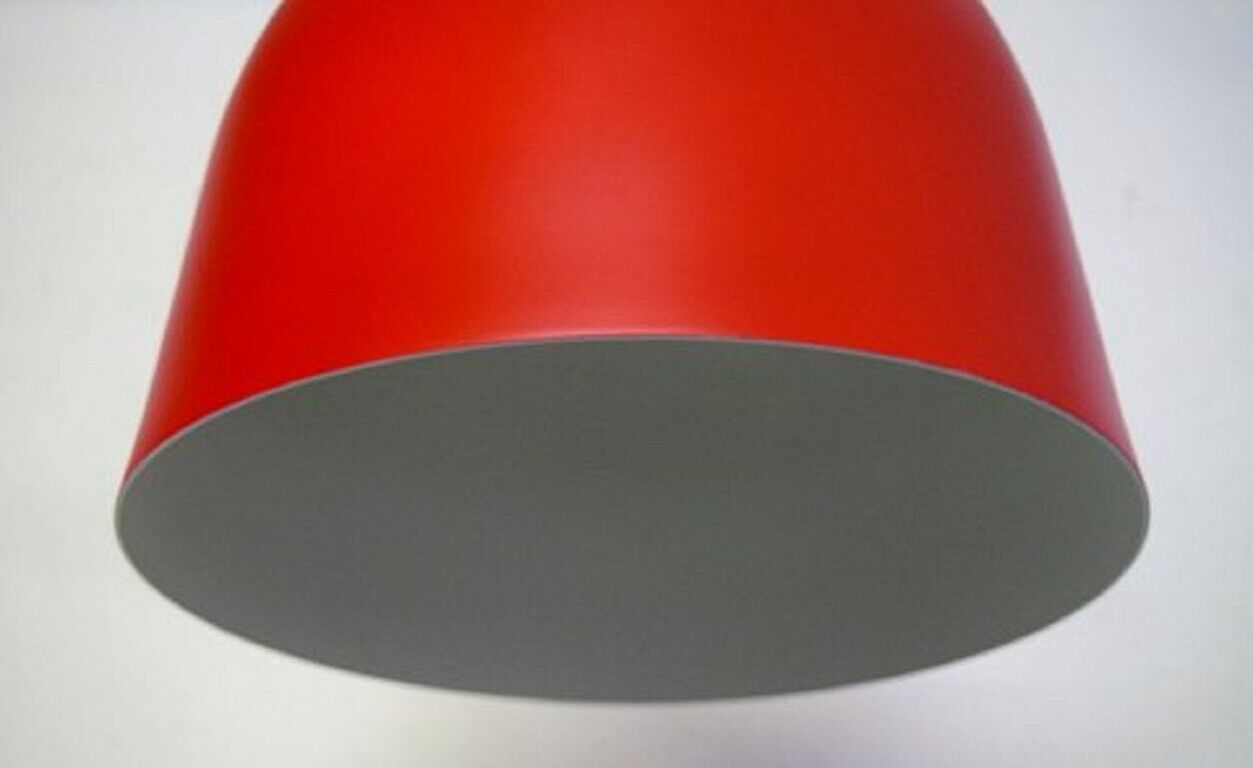 Andreas Lund and Jacob Rudbeck for Normann Copenhagen Bell pendant in red 