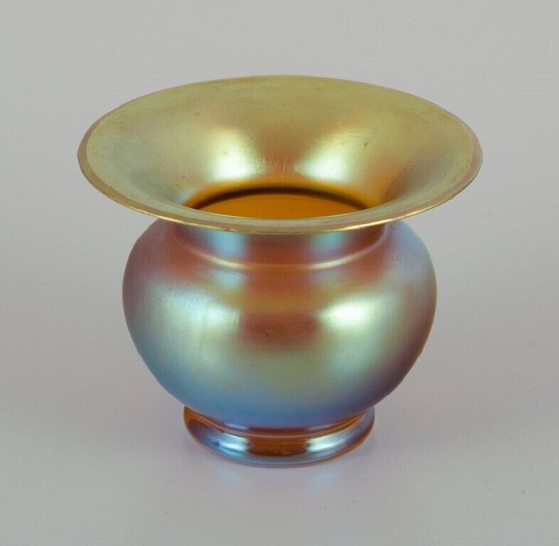 WMF Germany Vase in iridescent Myra art glass 1930s