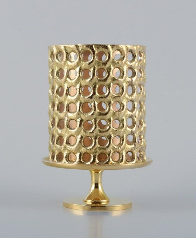 Pierre Forsell for Skultuna Tea light lantern in polished brass 21st C