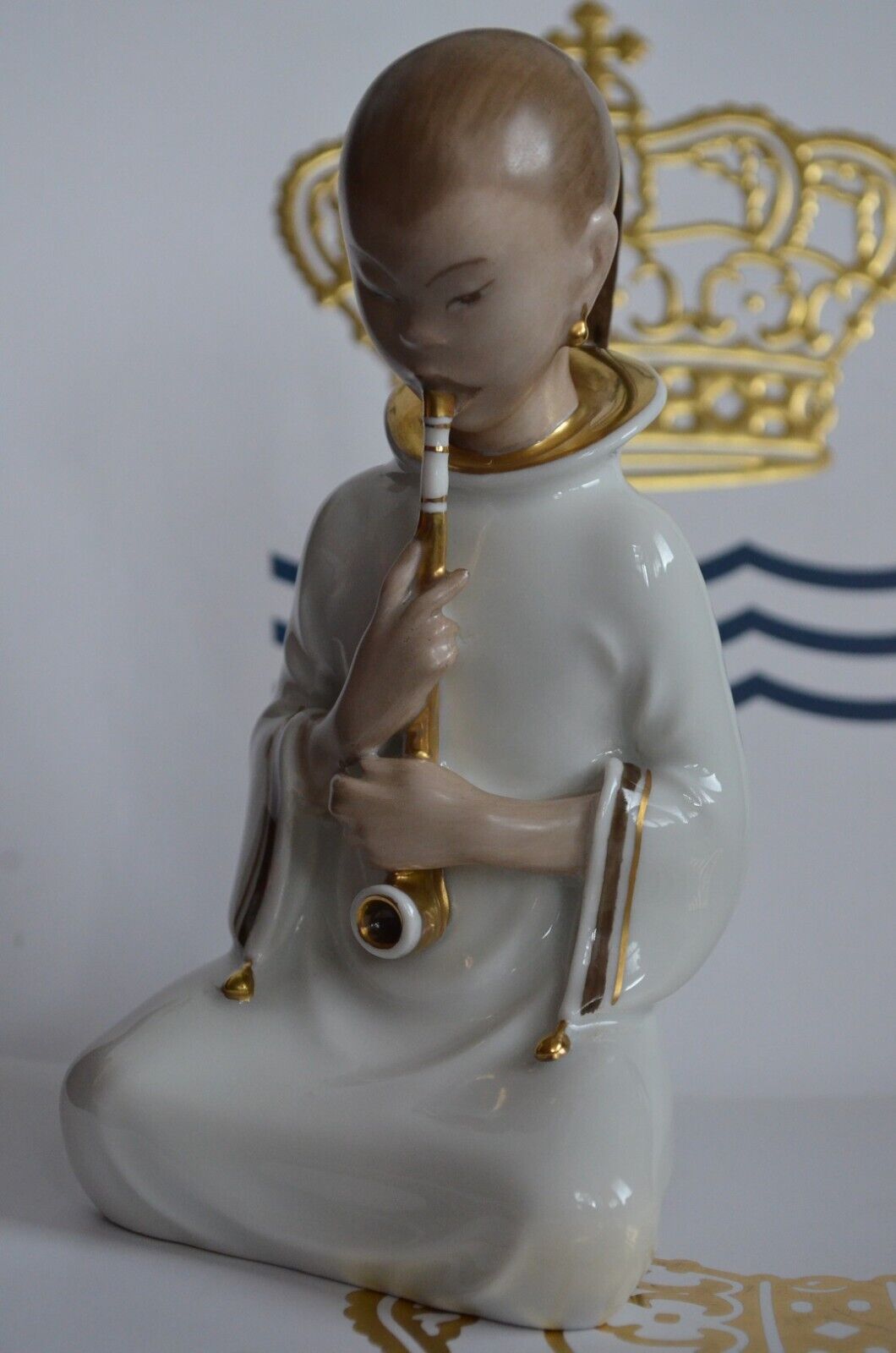 Royal Copenhagen Juliane Marie Opium Figurine Smoker 2342 Arno Malinowsky