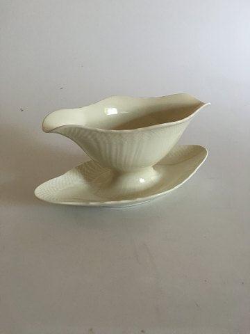 Royal Copenhagen Josephine Creme Curved Sauceboat