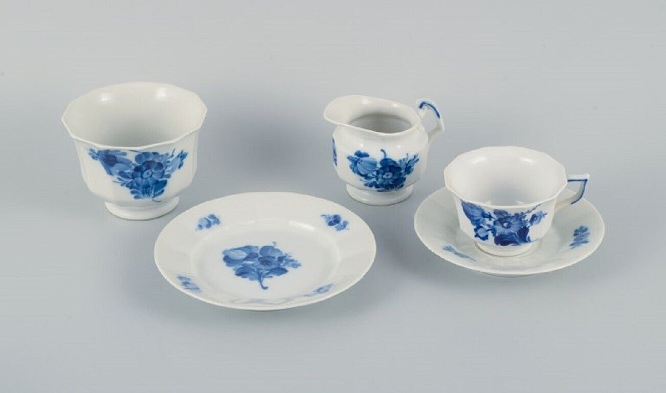 Royal Copenhagen Blue Flower angular Coffee service for six people