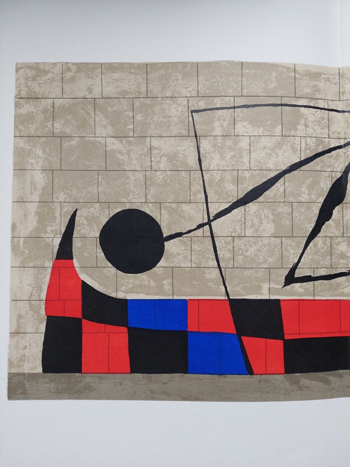 Joan MIRO Original color lithograph Galerie Maeght Paris 1958