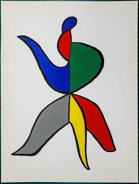 Alexander Calder - original lithograph "Stabile VI" 1963