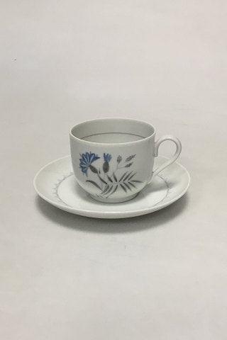 Bing  Grondahl Demeter / White Cornflower Coffee Cup and Saucer No 102