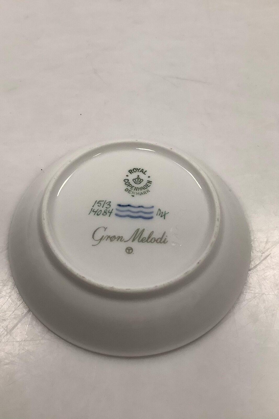 Royal Copenhagen Green Melody Butter Dish No 14084