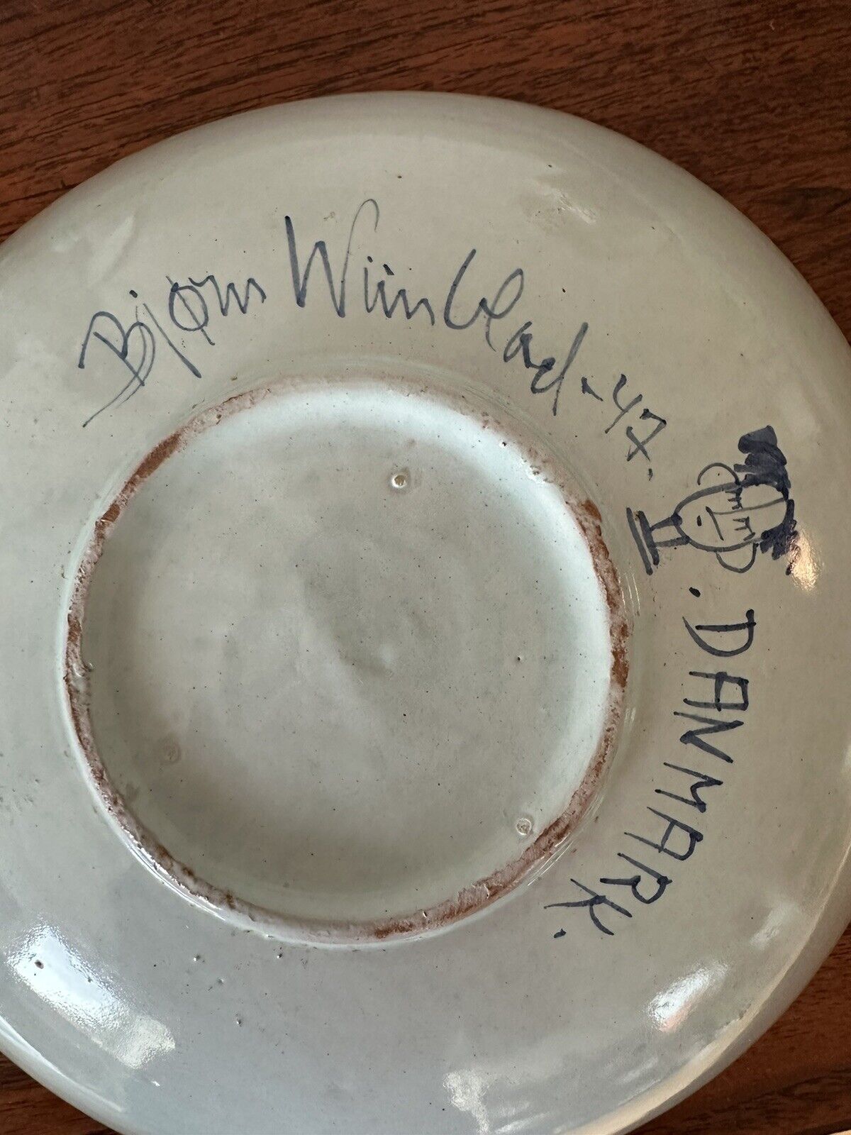 Bjorn Wiinblad Extremely Rare Early And Unique From 1947!! One Of The Oldest!