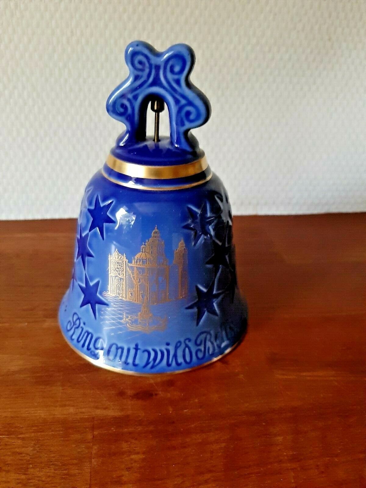 1983 Annual New Year Bell BING & GRONDAHL Royal Copenhagen MEXICO CITY CATHEDRAL