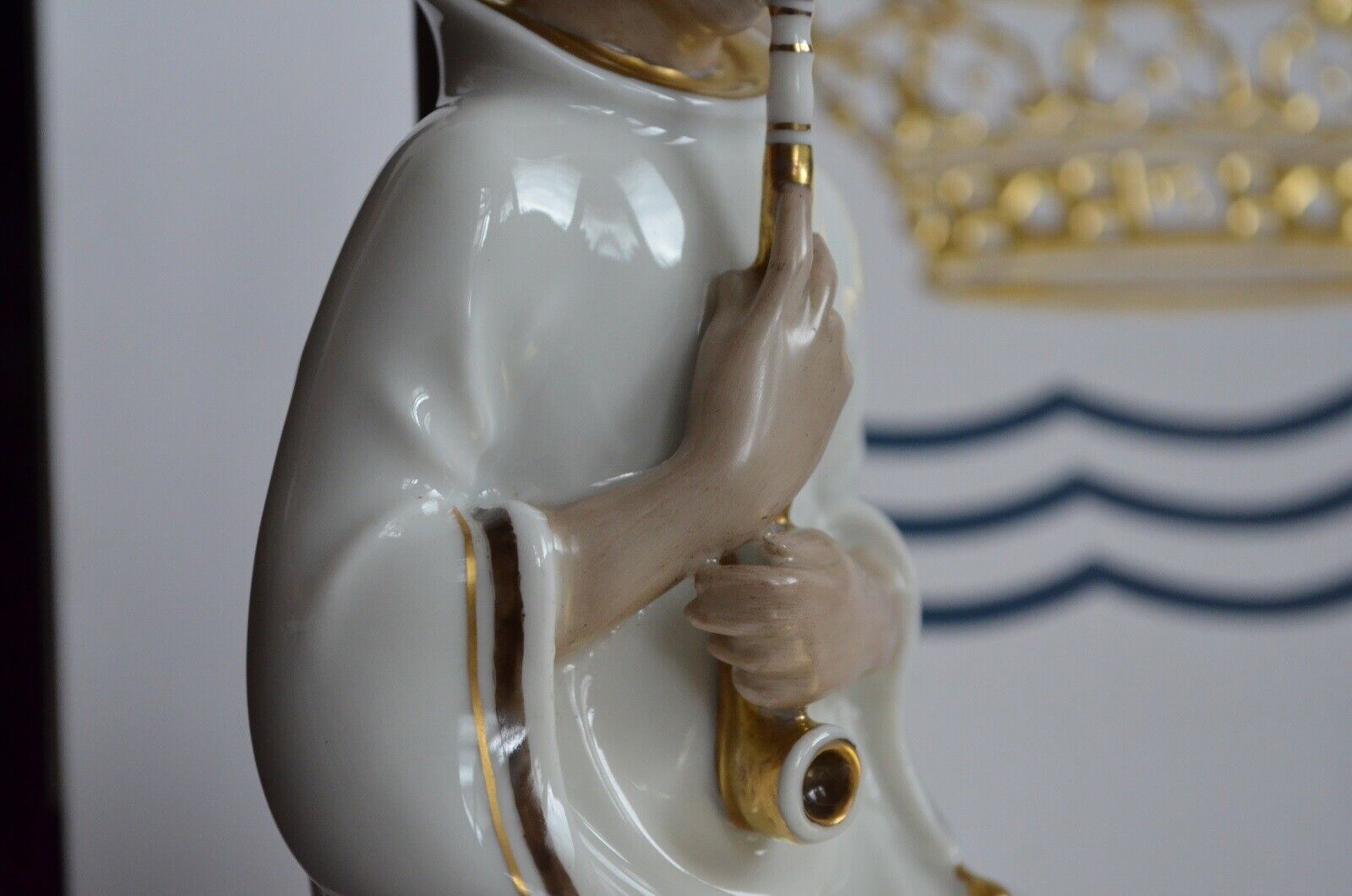 Royal Copenhagen Juliane Marie Opium Figurine Smoker 2342 Arno Malinowsky