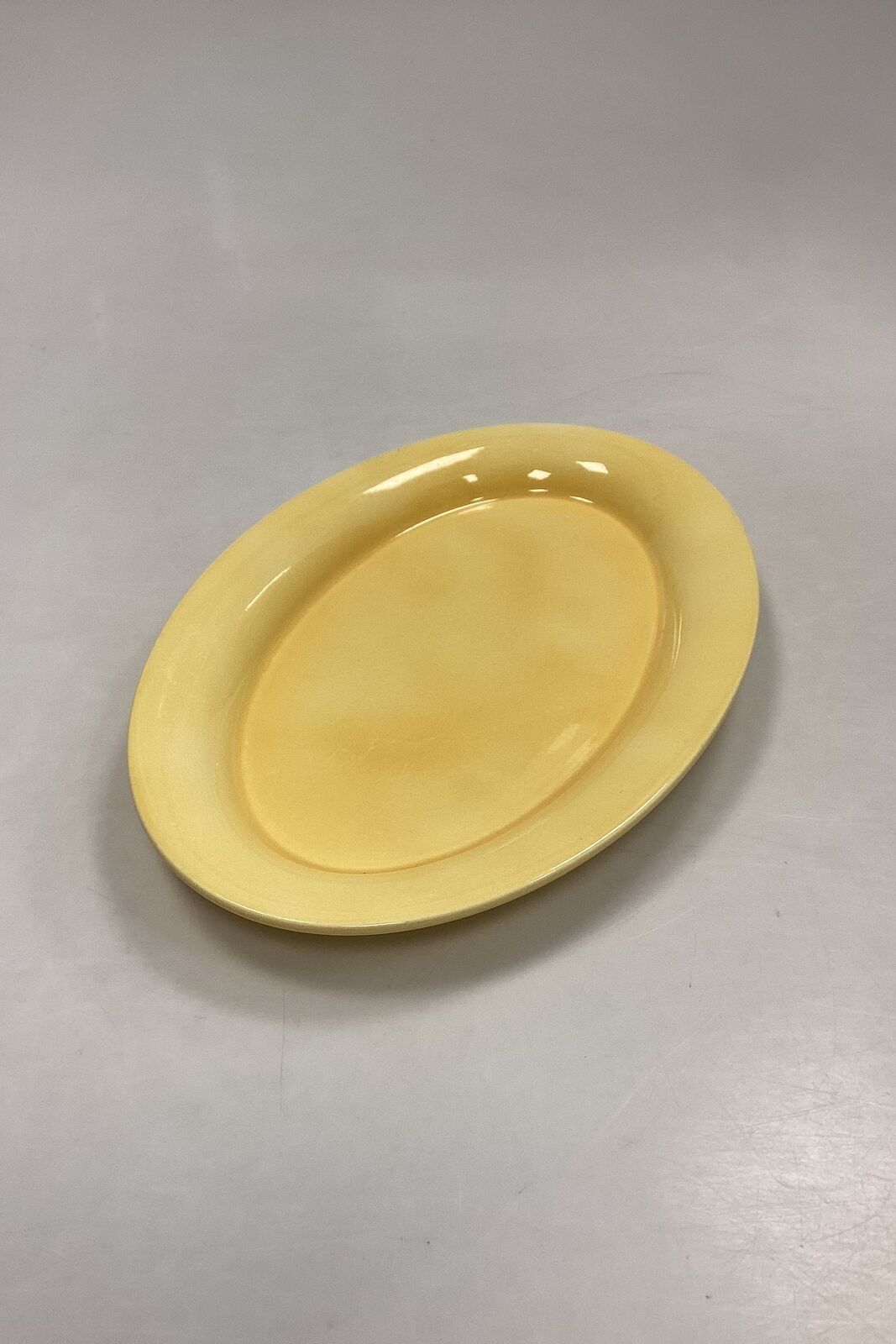 Royal Copenhagen Ursula Oval Plate in Yellow No 624