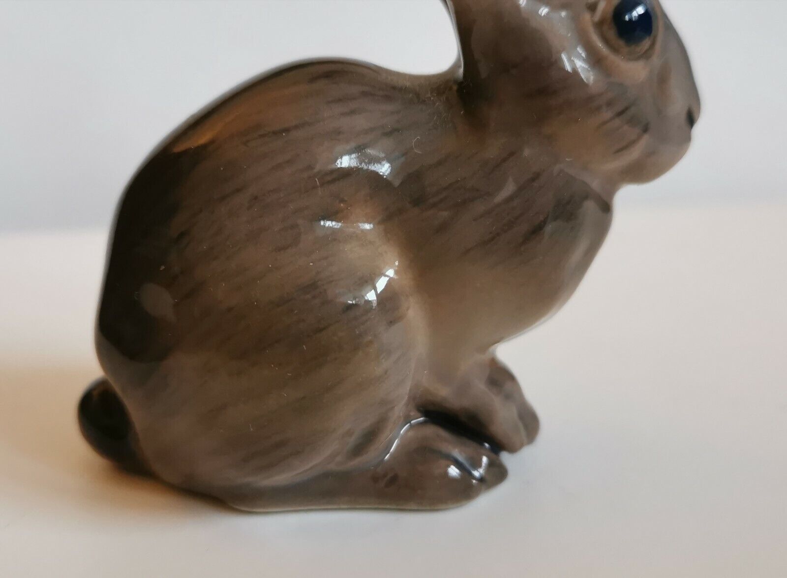 Vintage Rare Dahl Jensen Brown Rabbit Figurine Royal Copenhagen Kaninchen 1141