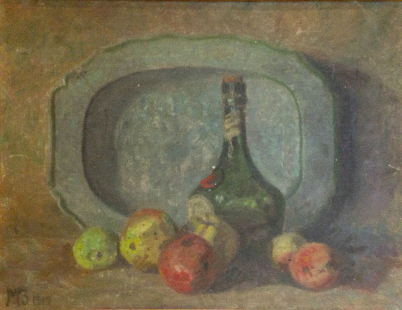 STILL LIFE with WINE and FRUIT