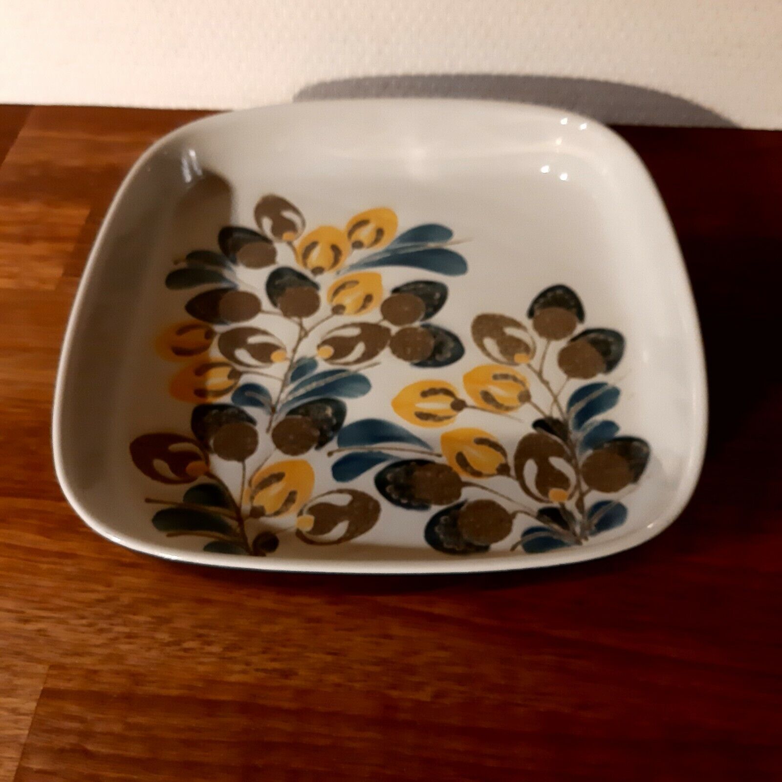 Square Dish #  953-3774 Ellen Malmer Royal Copenhagen TENERA FAJANCE Fact 1