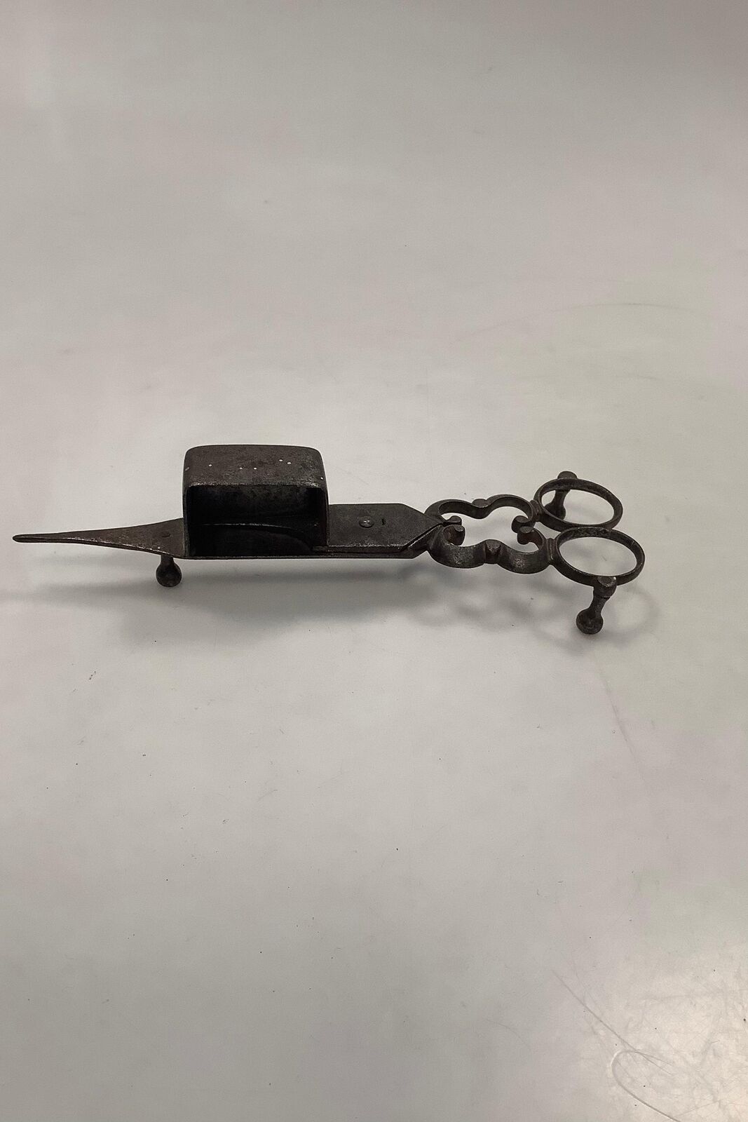 Antique Candle Scissors / Candle Stopper in Iron