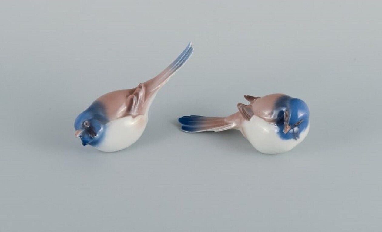 Bing and Grøndahl two porcelain birds