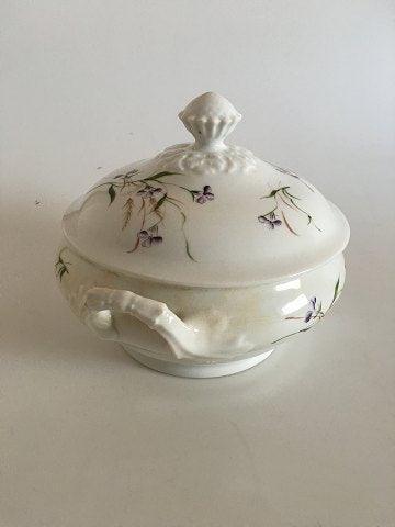 Bing  Grondahl Tureen with Purple Flower