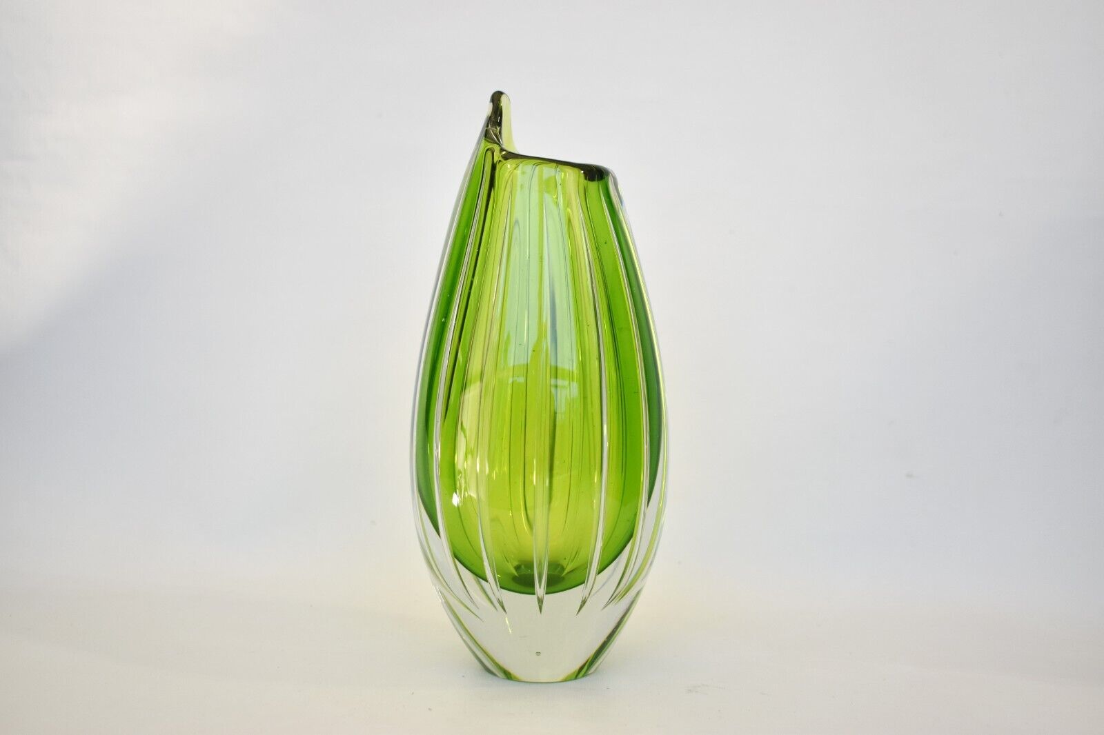 Vintage Armando Jacobino Kumela Oy Finland Art Glass Vase