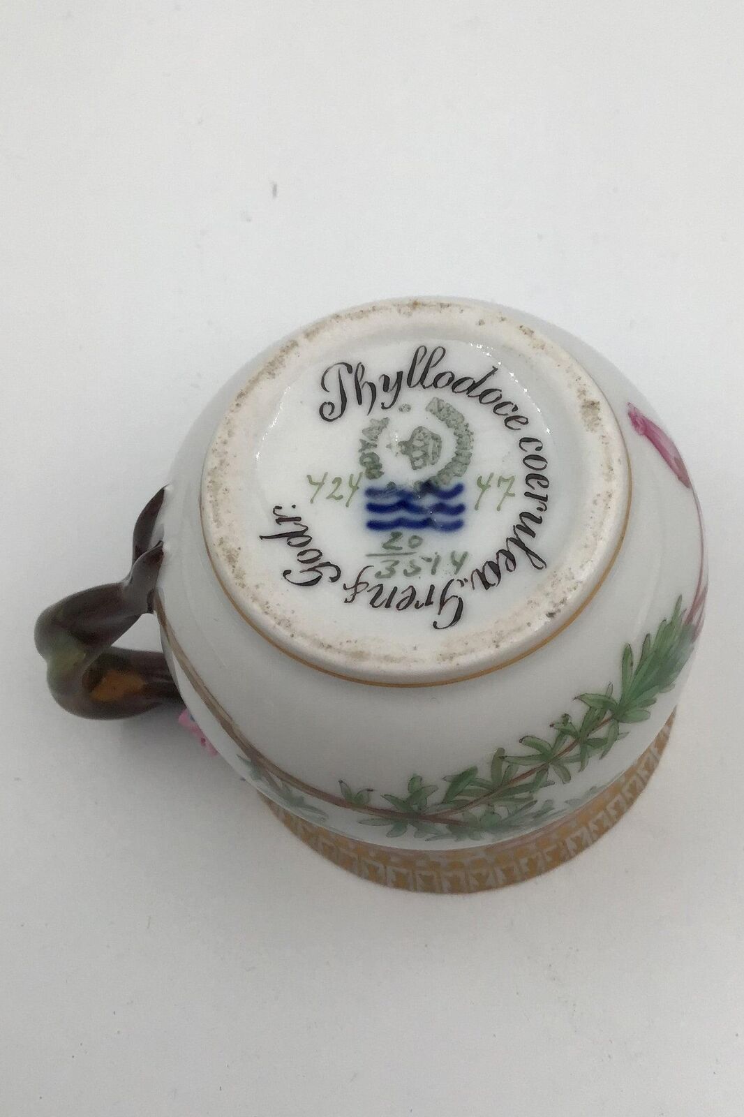 Royal Copenhagen Flora Danica Cream Cup No 20/3514