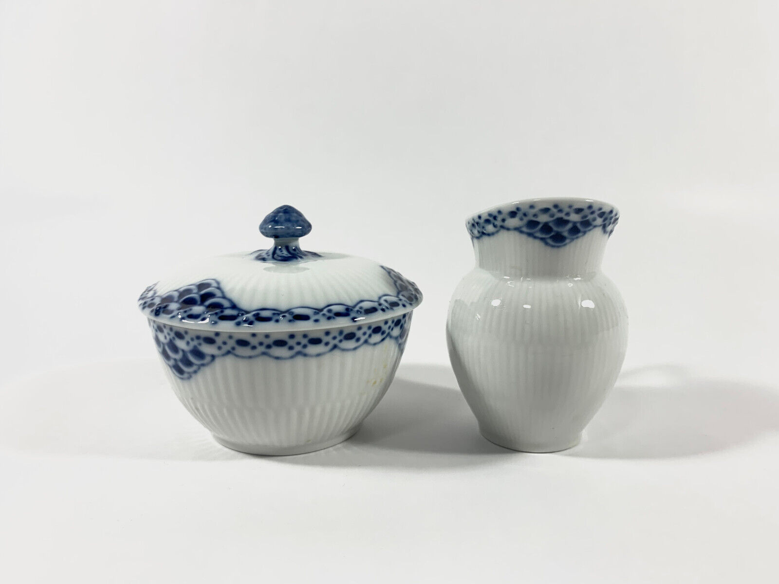 Royal Copenhagen Princess 657 521 Sugar Bowl and Creamer