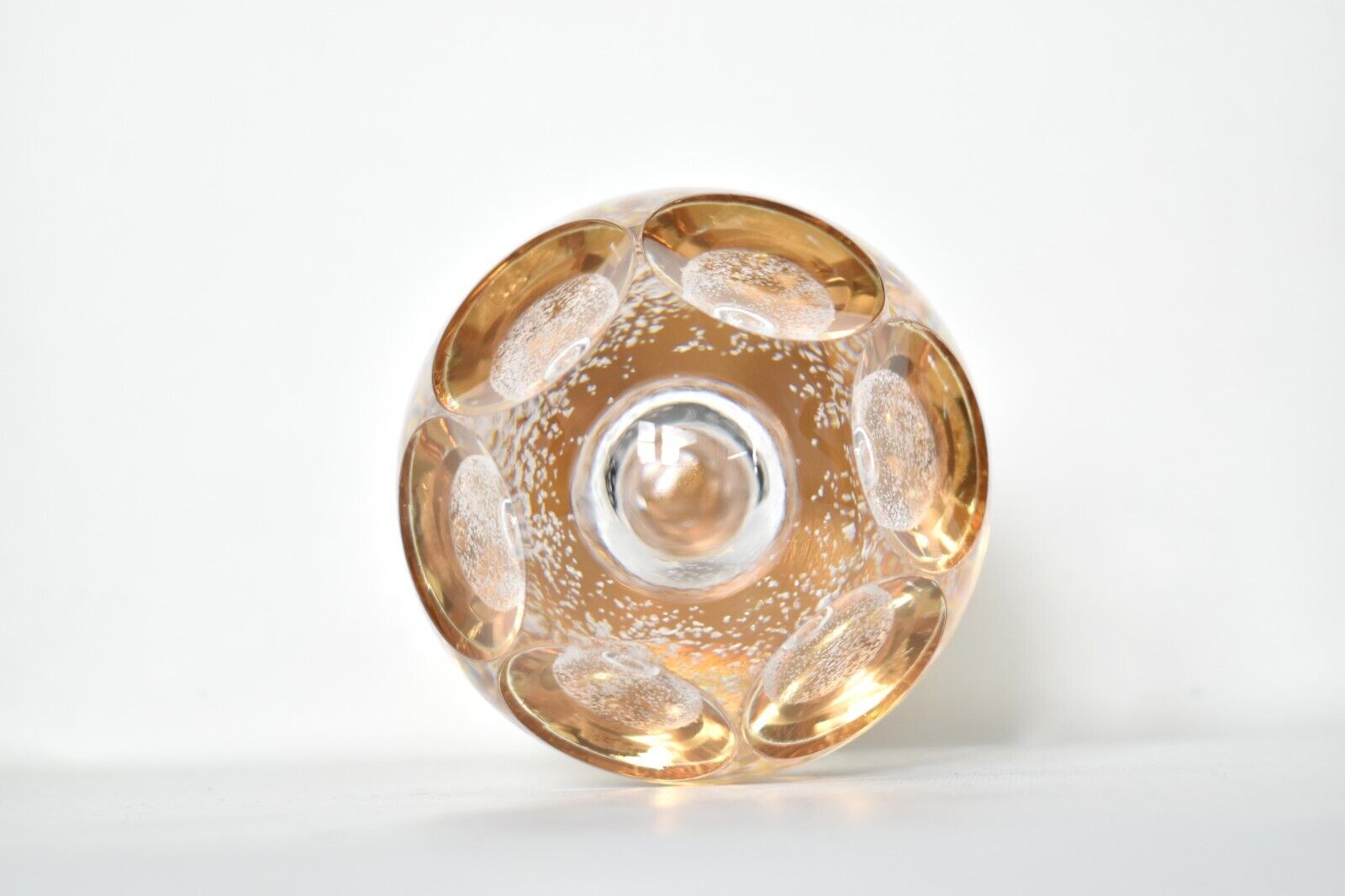 Vintage Swedish Orrefors Olle Alberius Glass Paperweight 4347/120