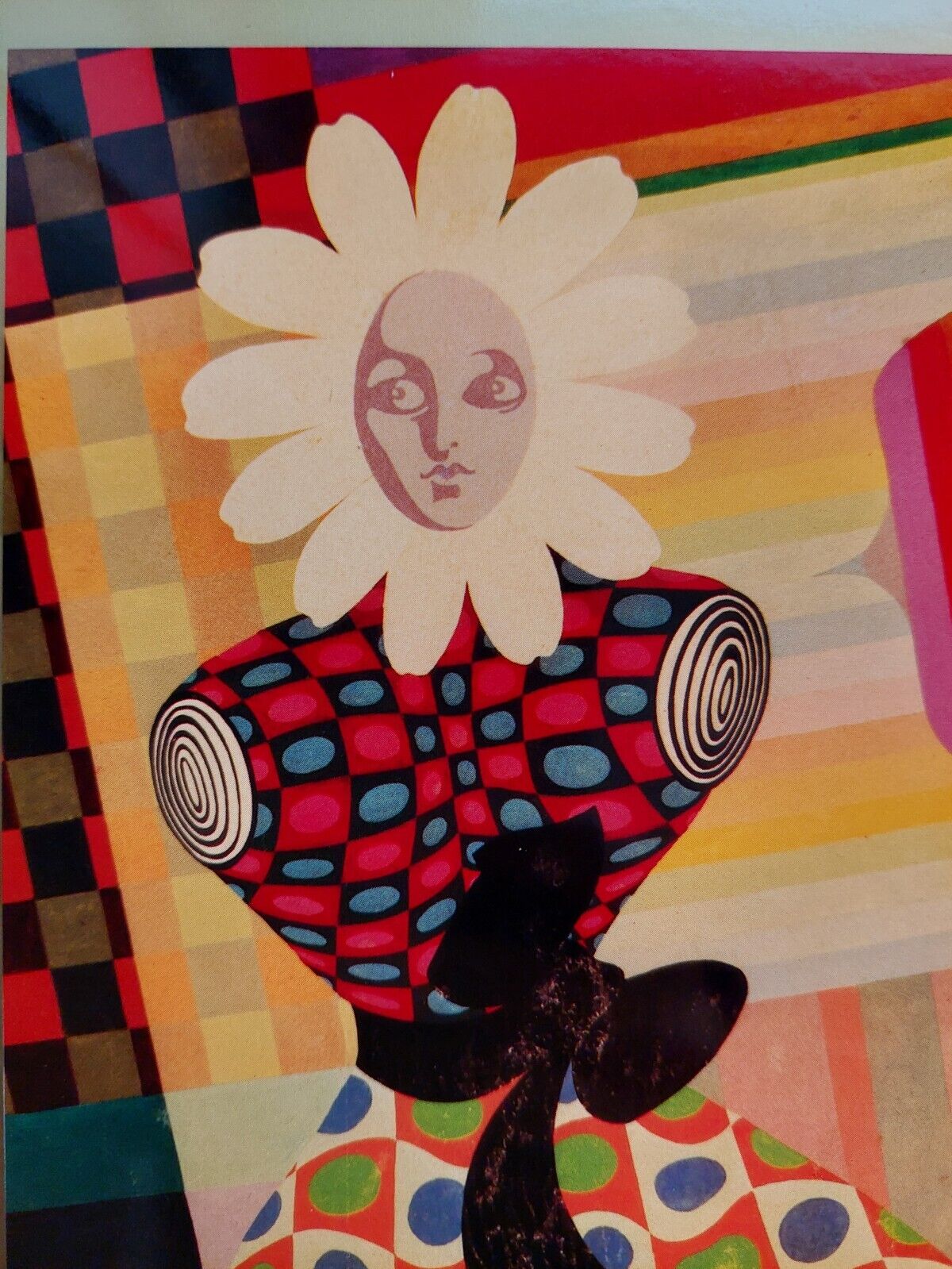 Victor Vasarely - Original heliogravure "FILLE-FLEUR-2" 1977