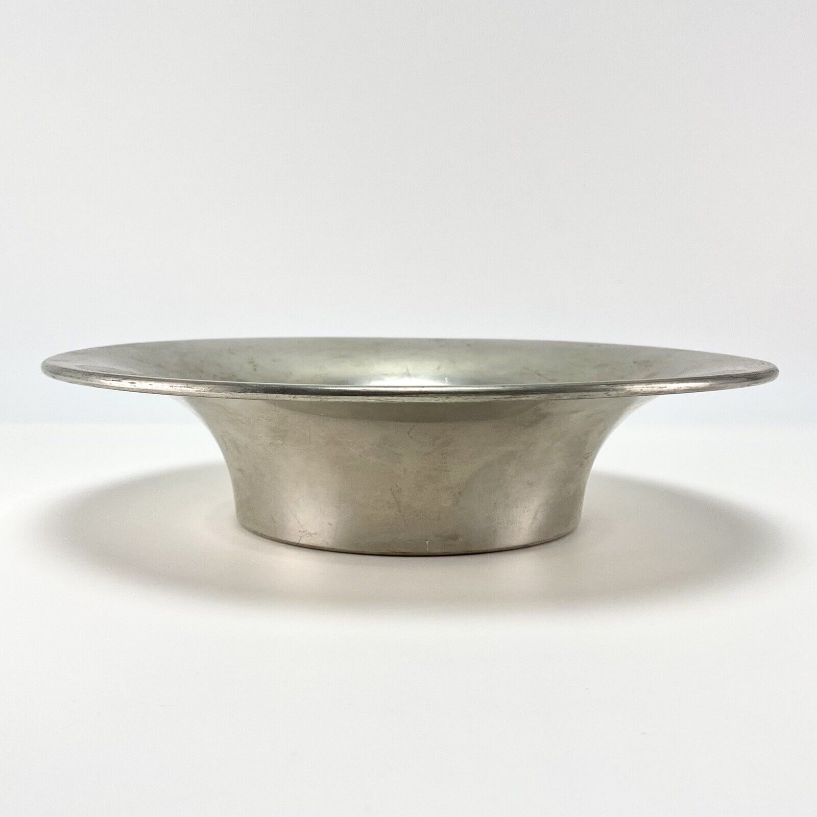 Vtg Danish Mid-Century Modern Just Andersen Nanna Ditzel Pewter Fruit Bowl Dish