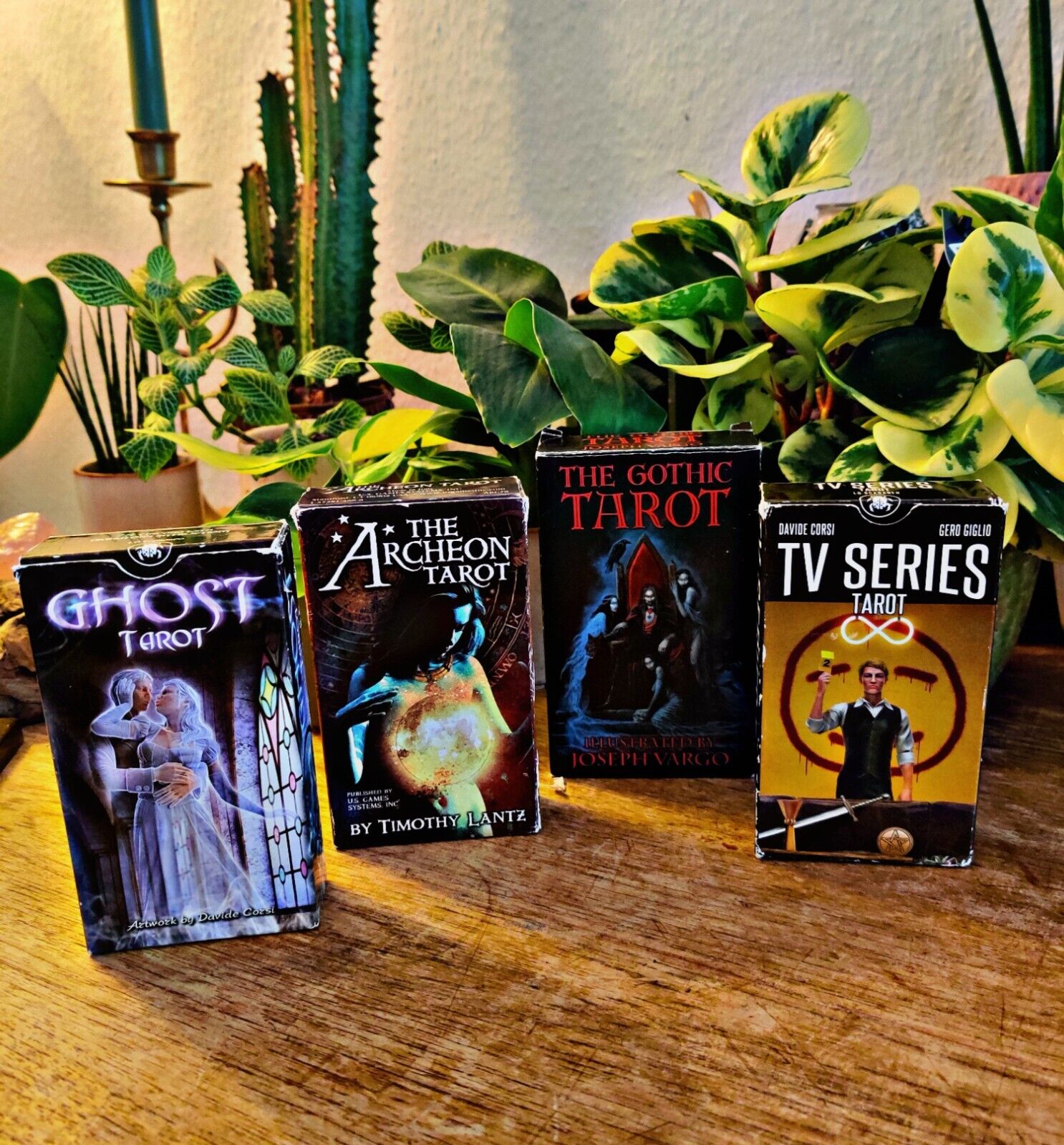 Tarot lot The gothic tarot TV series tarot Ghost tarot Archeon tarot