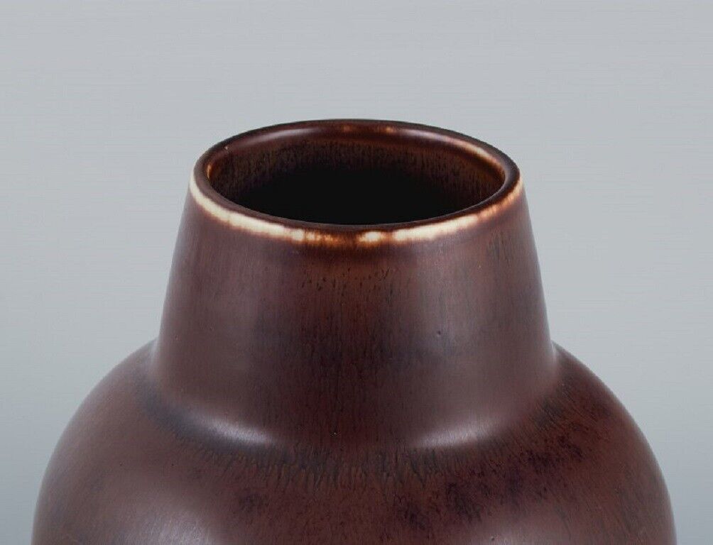 Carl-Harry Ståhlane (1920-1990) for Rörstrand Round ceramic vase mid-20th C