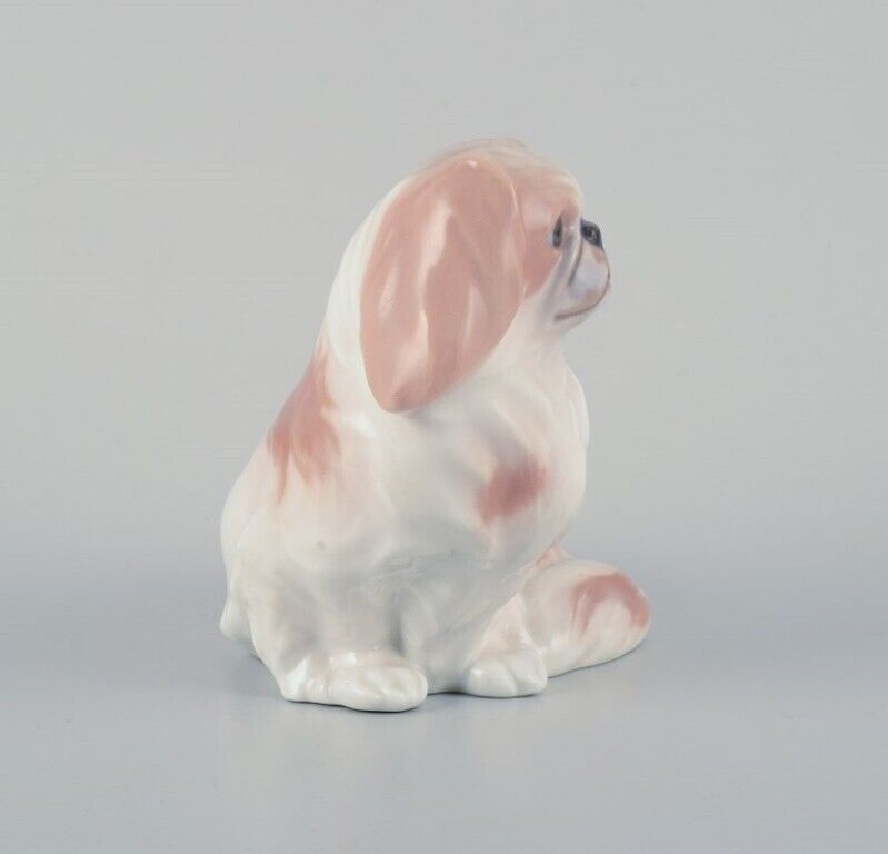 Royal Copenhagen porcelain figurine of a Pekingese dog Model 1772