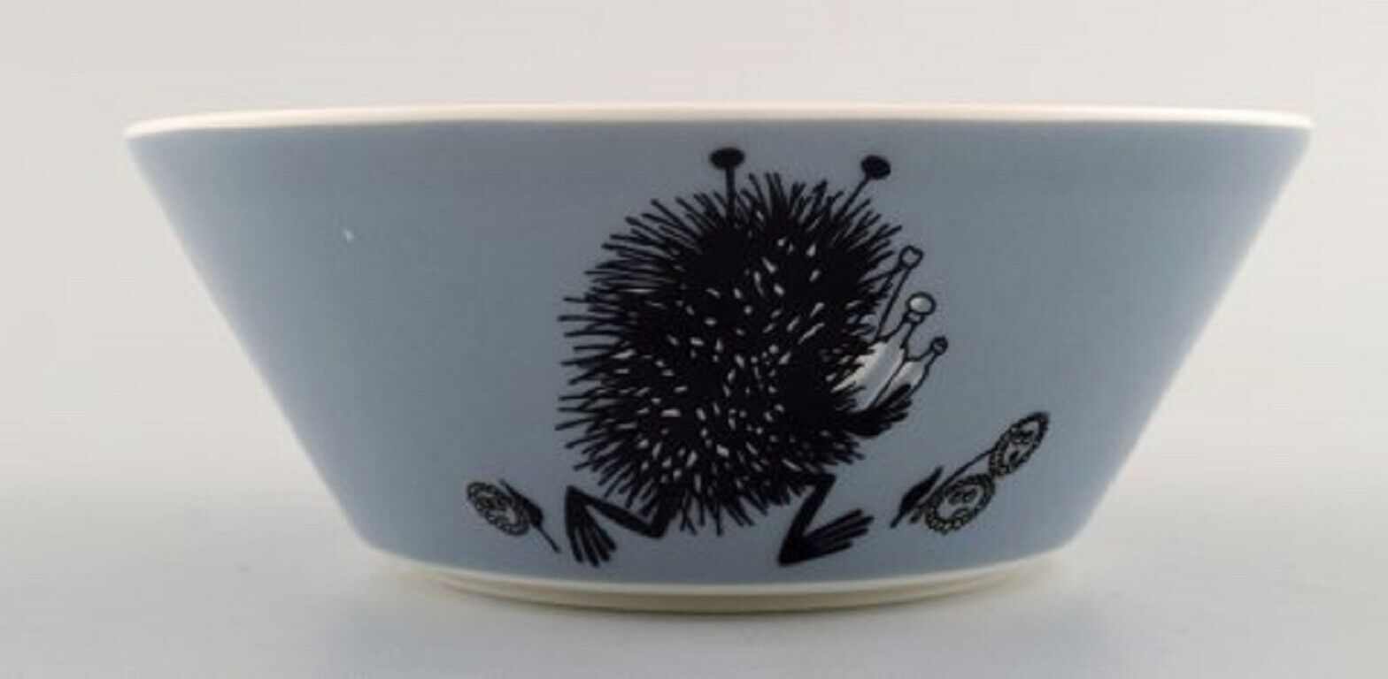 Arabia Finland Two porcelain bowls with motifs from "Moomin" Late 20th C