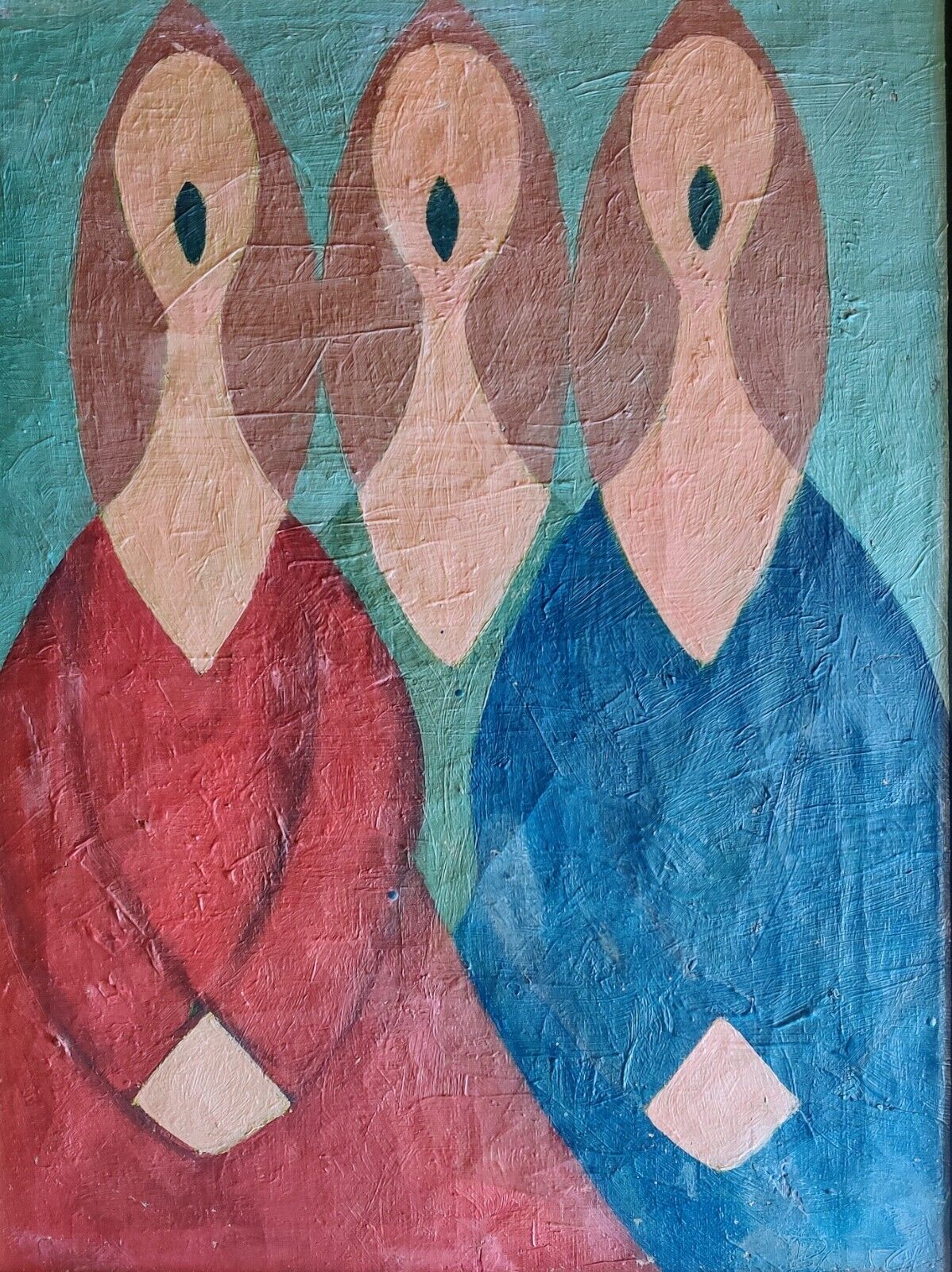 CHORAL SINGERS original oil painting