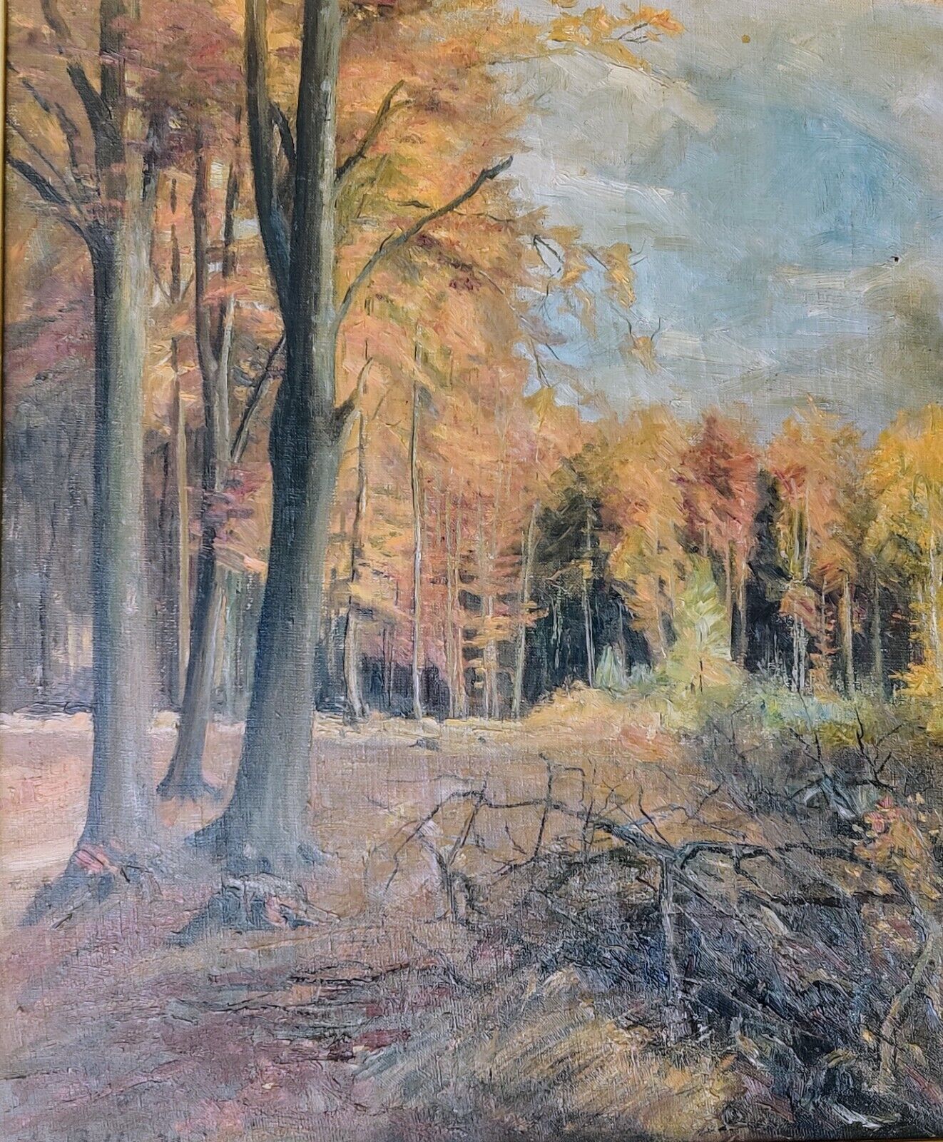 AUTUMN FOREST original oil painting