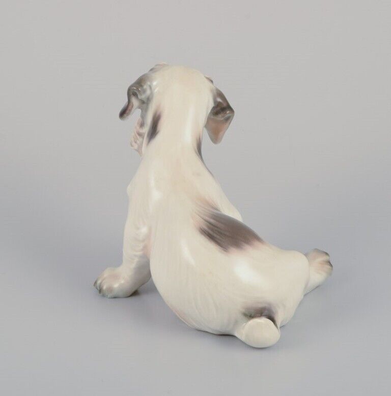 Dahl Jensen porcelain figurine of a Sealyham Terrier puppy 1930s