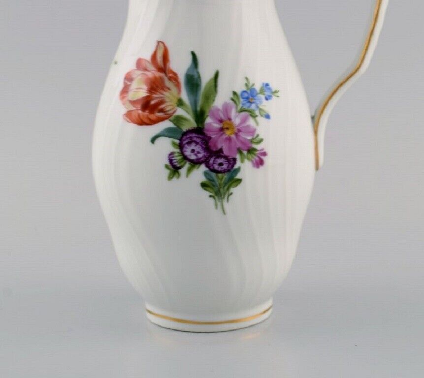 Royal Copenhagen Saxon Flower jug in hand-painted porcelain