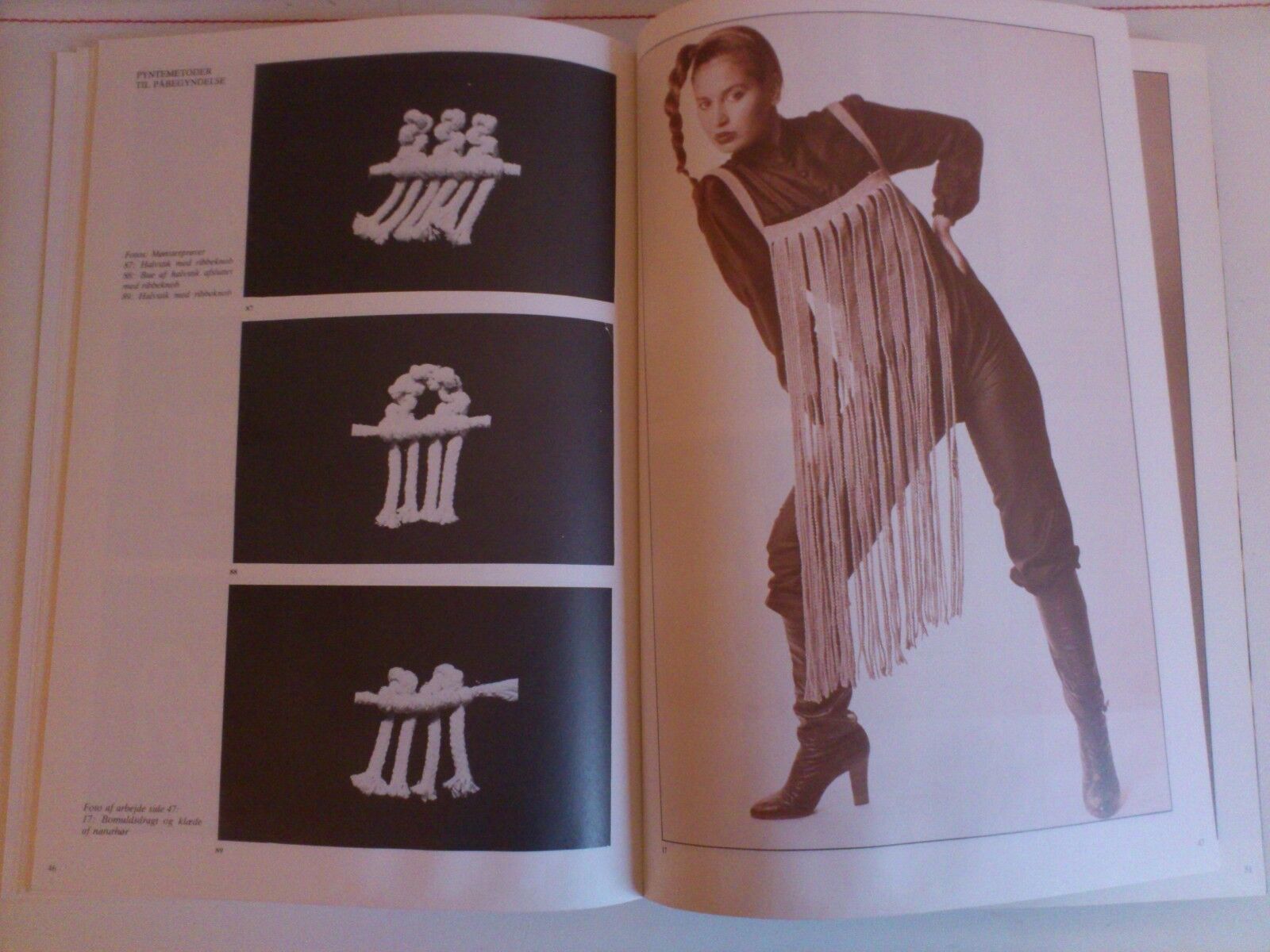 Danish Vintage book on the art of making MAKRAME Renata Madarova1990