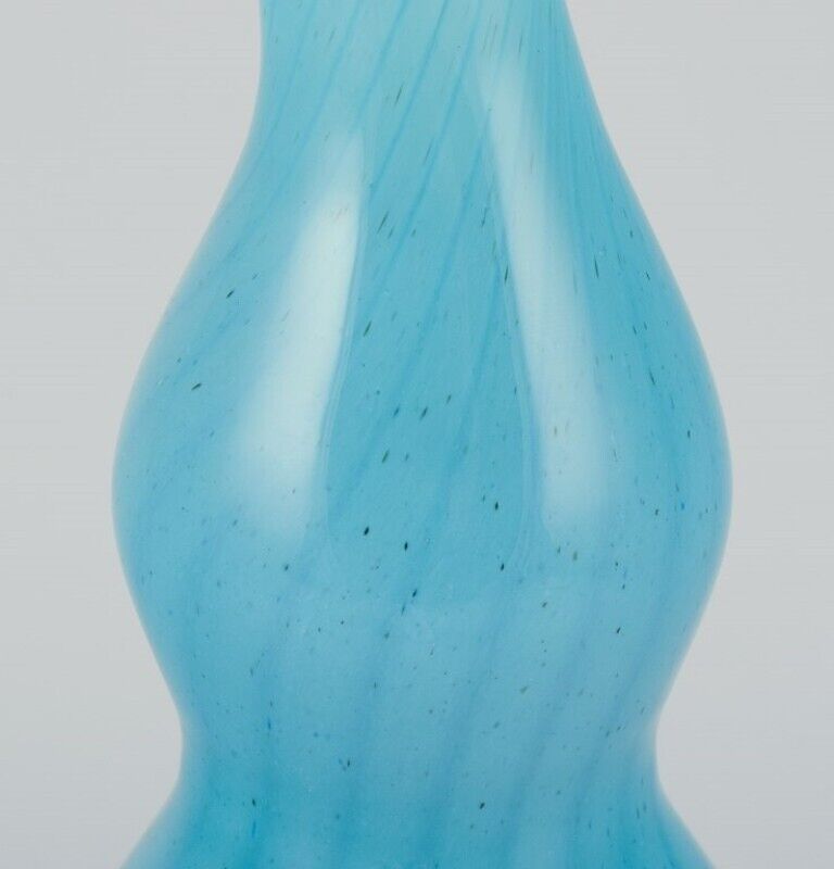 Susanne Allberg for Kosta Boda Sweden  Unique art glass vase in organic shape