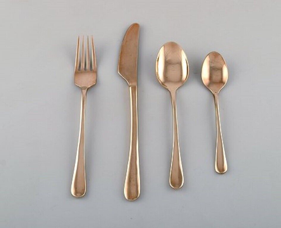 Gense Sweden Lunch service in brass 1960's