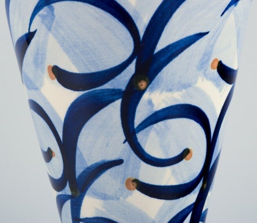 Søholm Bornholm Denmark Ceramic vase with abstract design