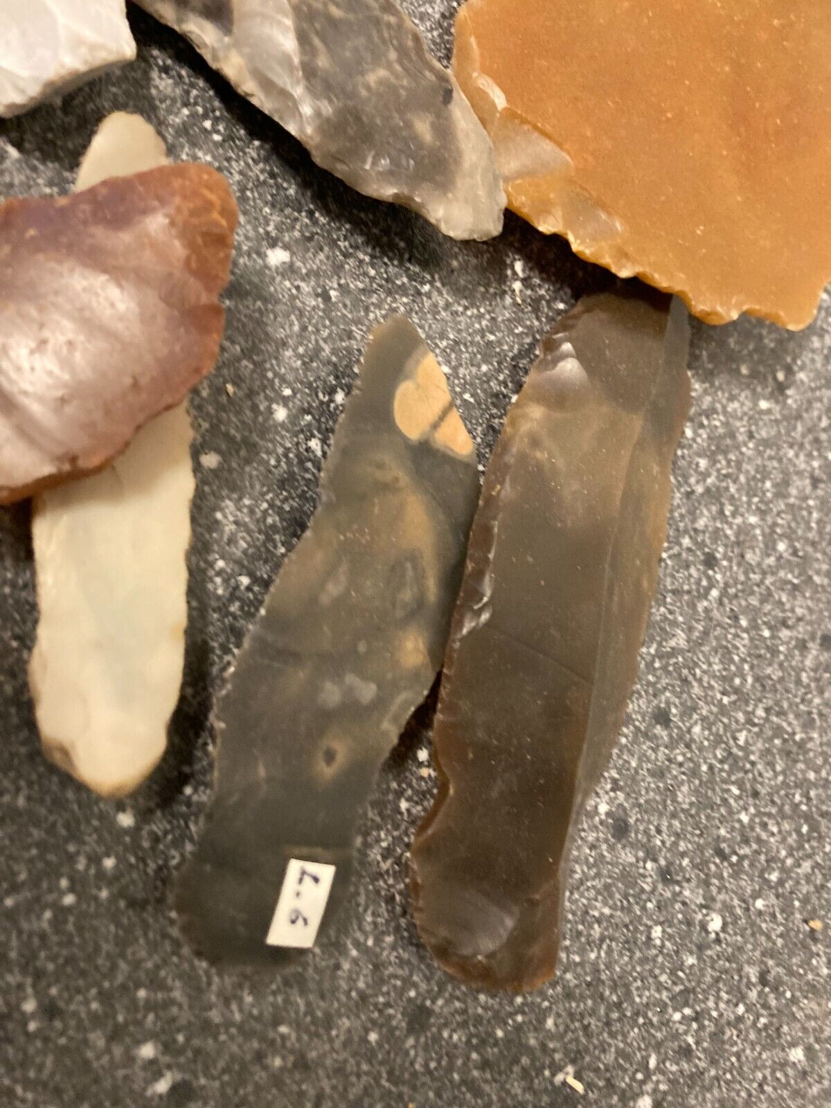 Danish Ertebølle Microlith Flint Scrapers Authenticated by Torben B Bernhardsen