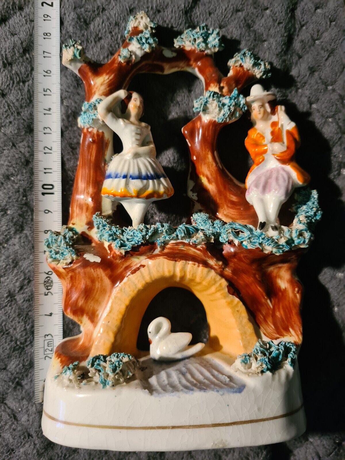 Antique Staffordshire Porcelain Figure