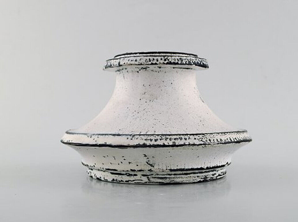 Svend Hammershøi for Kähler Denmark large candle holder in glazed stoneware