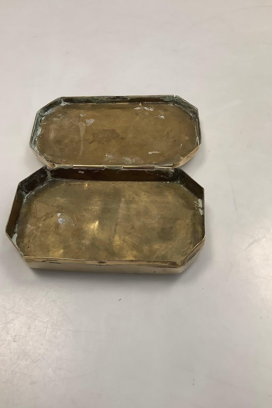 Antique Snuff Box in Brass