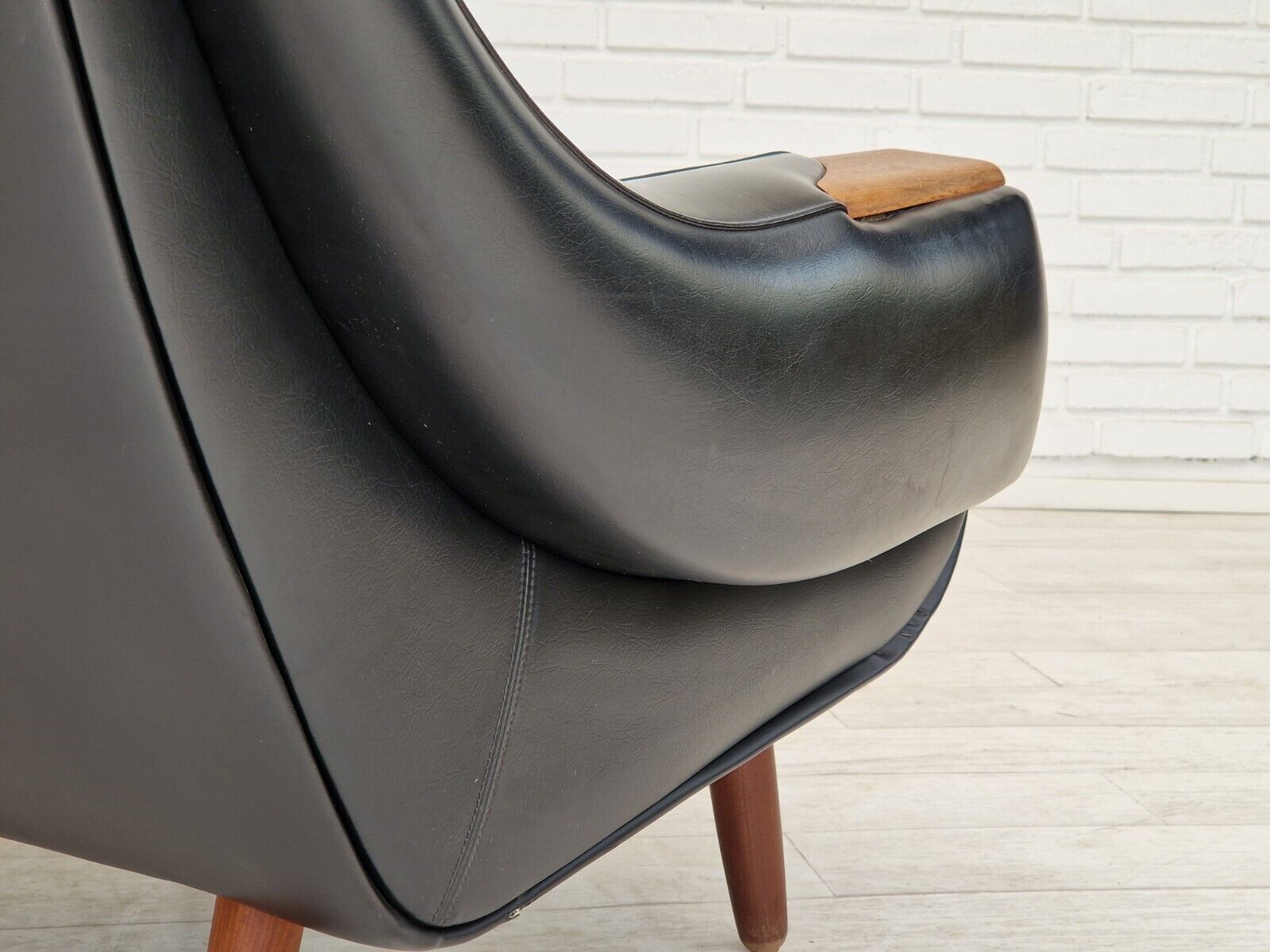 1970s Danish design by Henry Walter Klein for Bramin Møbler armchair