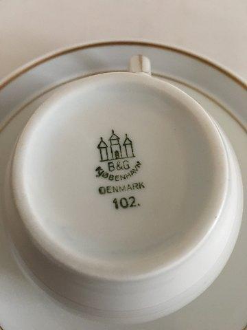 Bing  Grondahl Tiber Coffee Cup and Saucer No 102