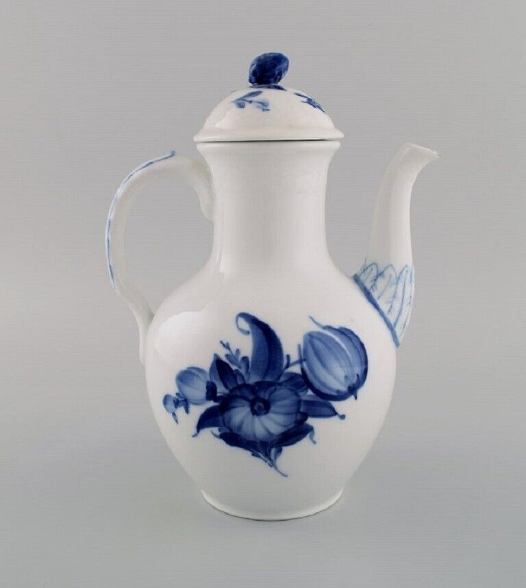 Antique Royal Copenhagen Blue Flower Braided coffee pot Model number 10/8189